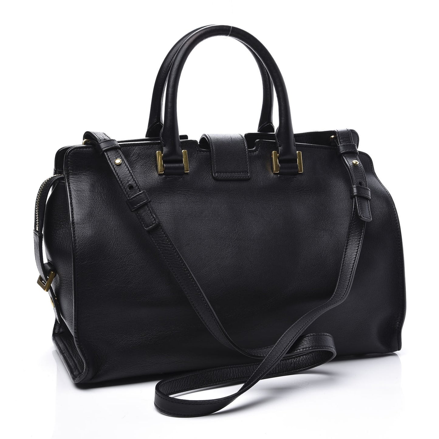 Calfskin Small Classic Y Cabas Black