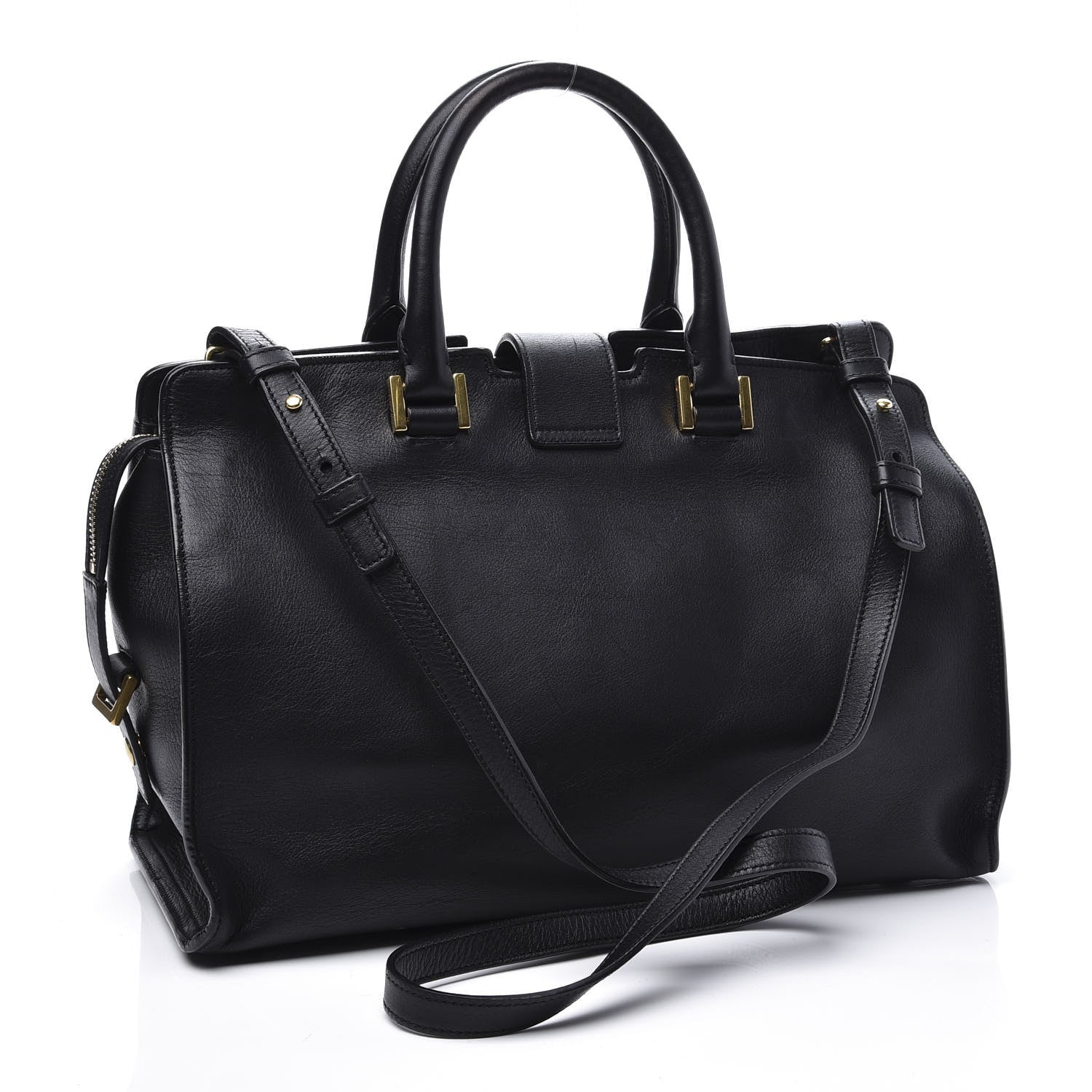 Saint Laurent Calfskin Small Classic Y Cabas Black 2 of 16