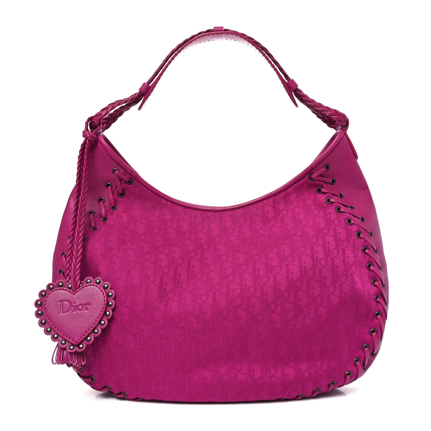 Christian Dior Monogram Ethnic Hobo Pink 1 of 10