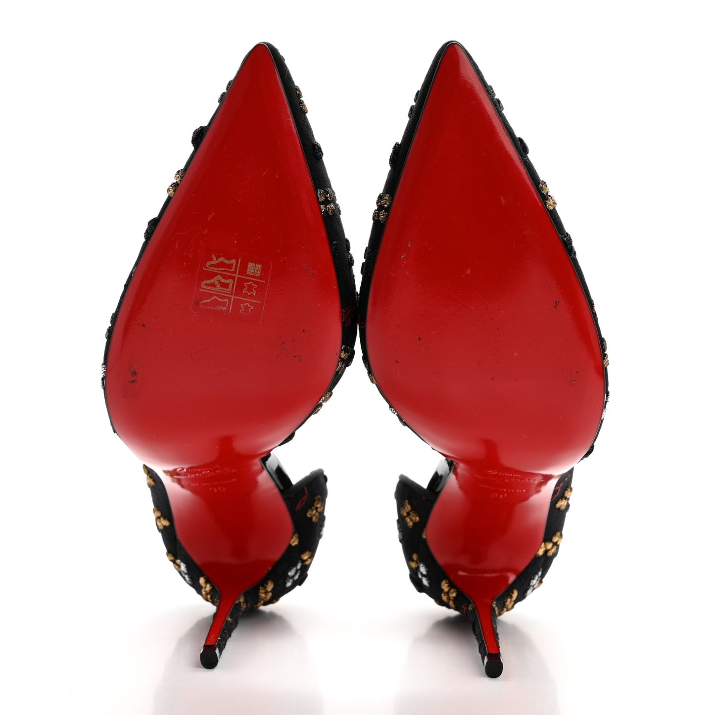 Jacquard Loubi In The Sky Iriza 100 Pumps 39 Multi Black