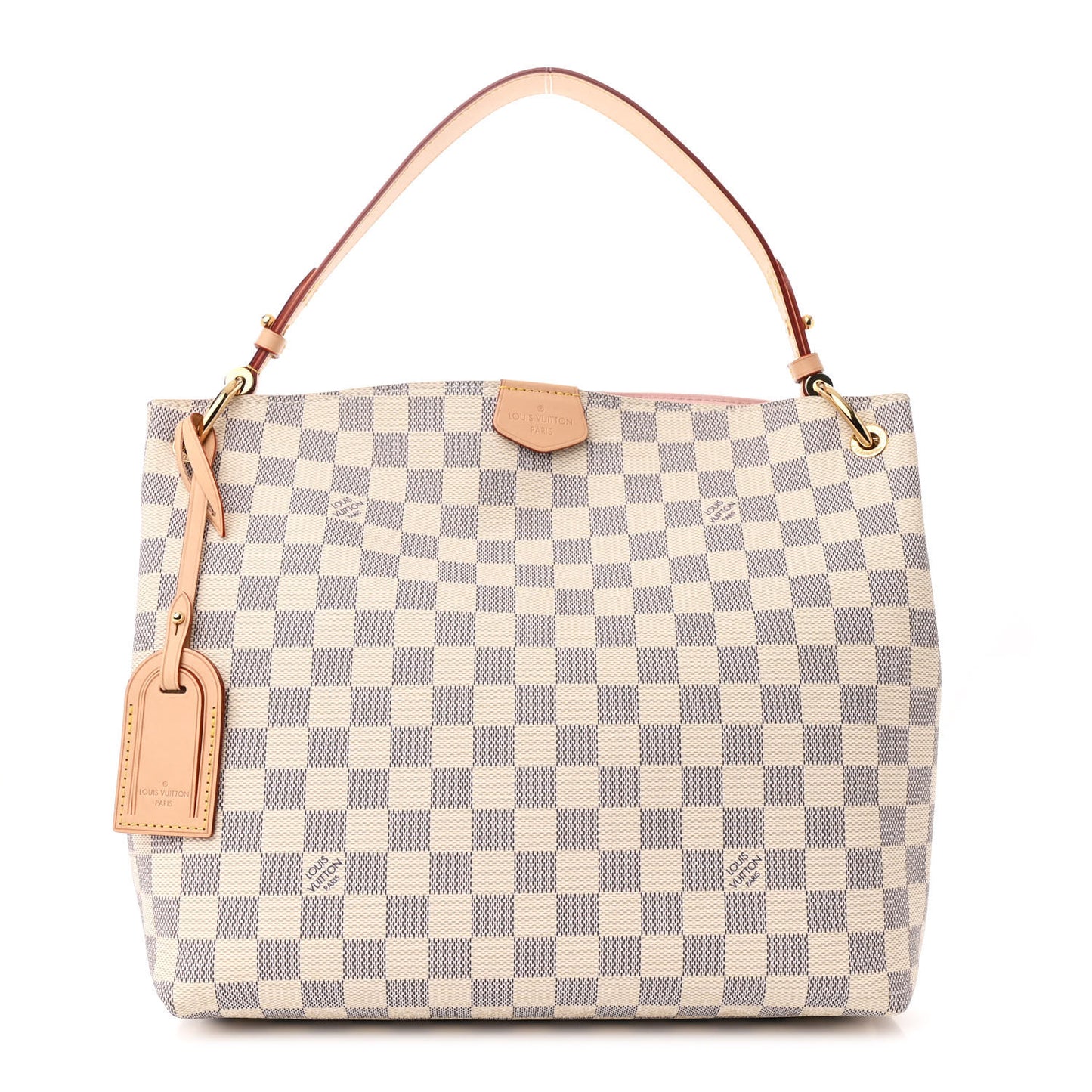 Damier Azur Graceful PM Rose Ballerine