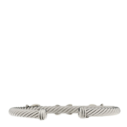 David Yurman Sterling Silver 14K Yellow Gold 5mm Triple X Cable Bracelet 2 of 3