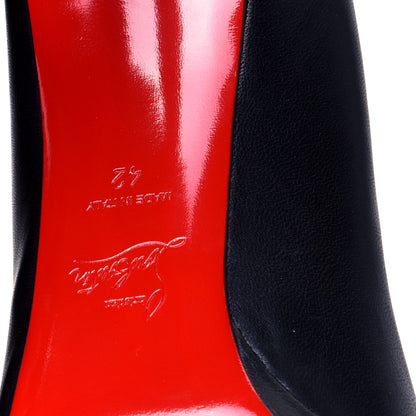 Christian Louboutin Shiny Nappa Pigalle Plato 100 Pumps 42 Black 9 of 11