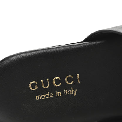 Gucci Calfskin Mens Horsebit Slippers 9 Black 8 of 9