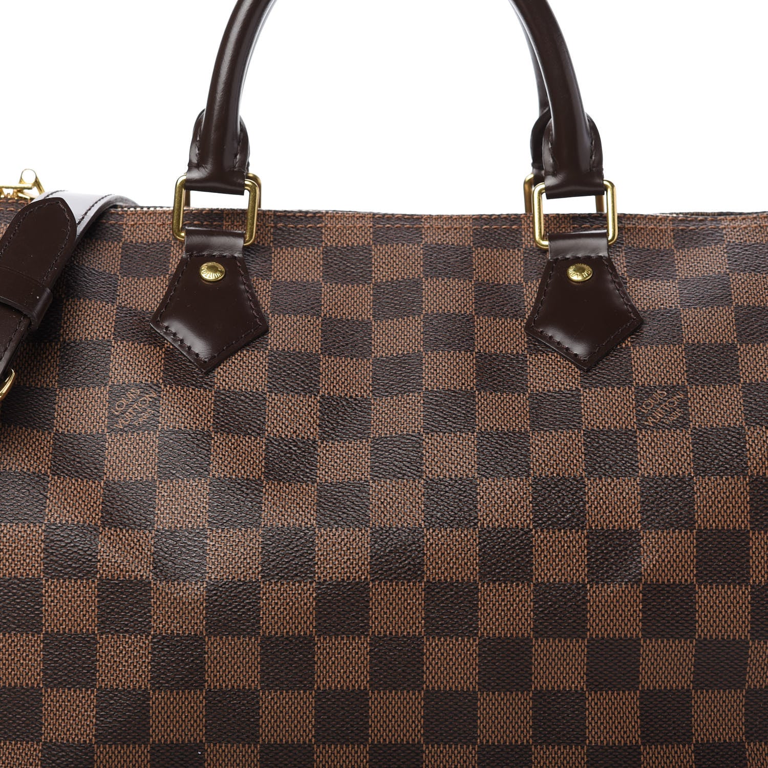 Louis Vuitton Damier Ebene Speedy Bandouliere 30 10 of 11