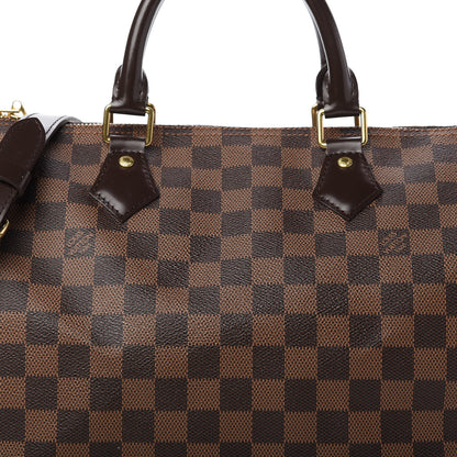Louis Vuitton Damier Ebene Speedy Bandouliere 30 10 of 11