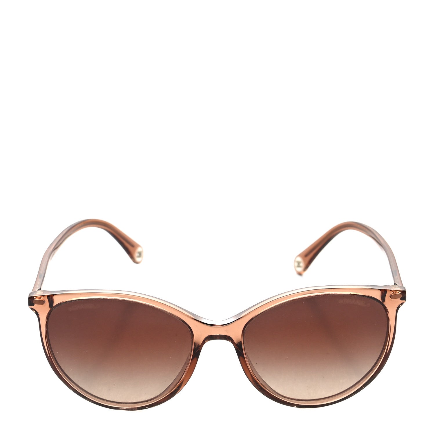 Chanel Acetate Round 5448 Sunglasses Brown 2 of 7