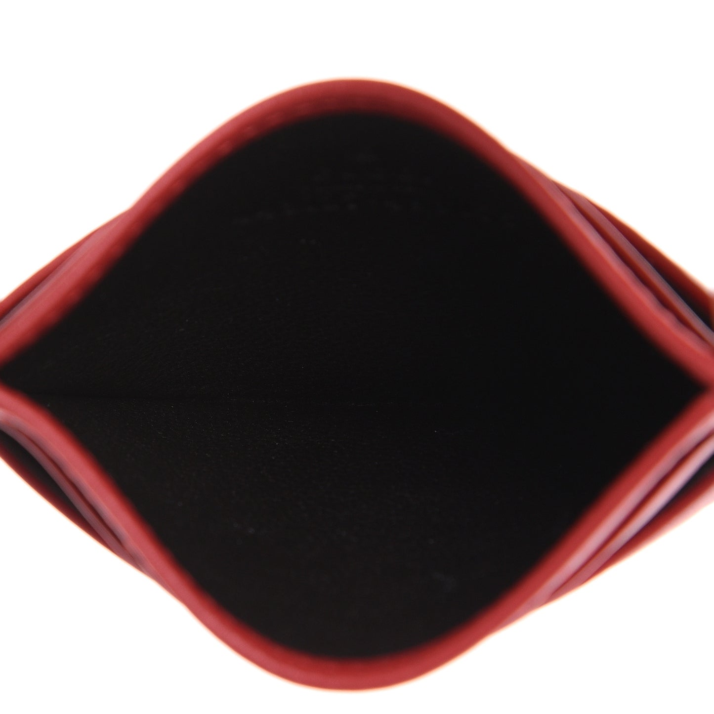 Calfskin Matelasse GG Marmont Card Holder Hibiscus Red
