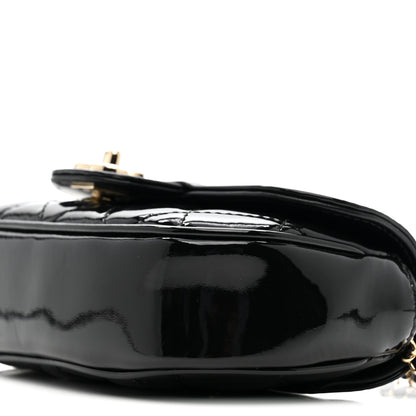 Chanel Patent Calfskin Quilted Mini Clutch Black 10 of 10