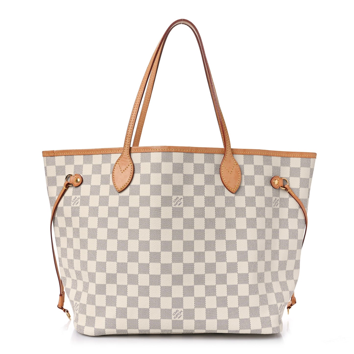 Damier Azur Neo Neverfull MM Rose Ballerine