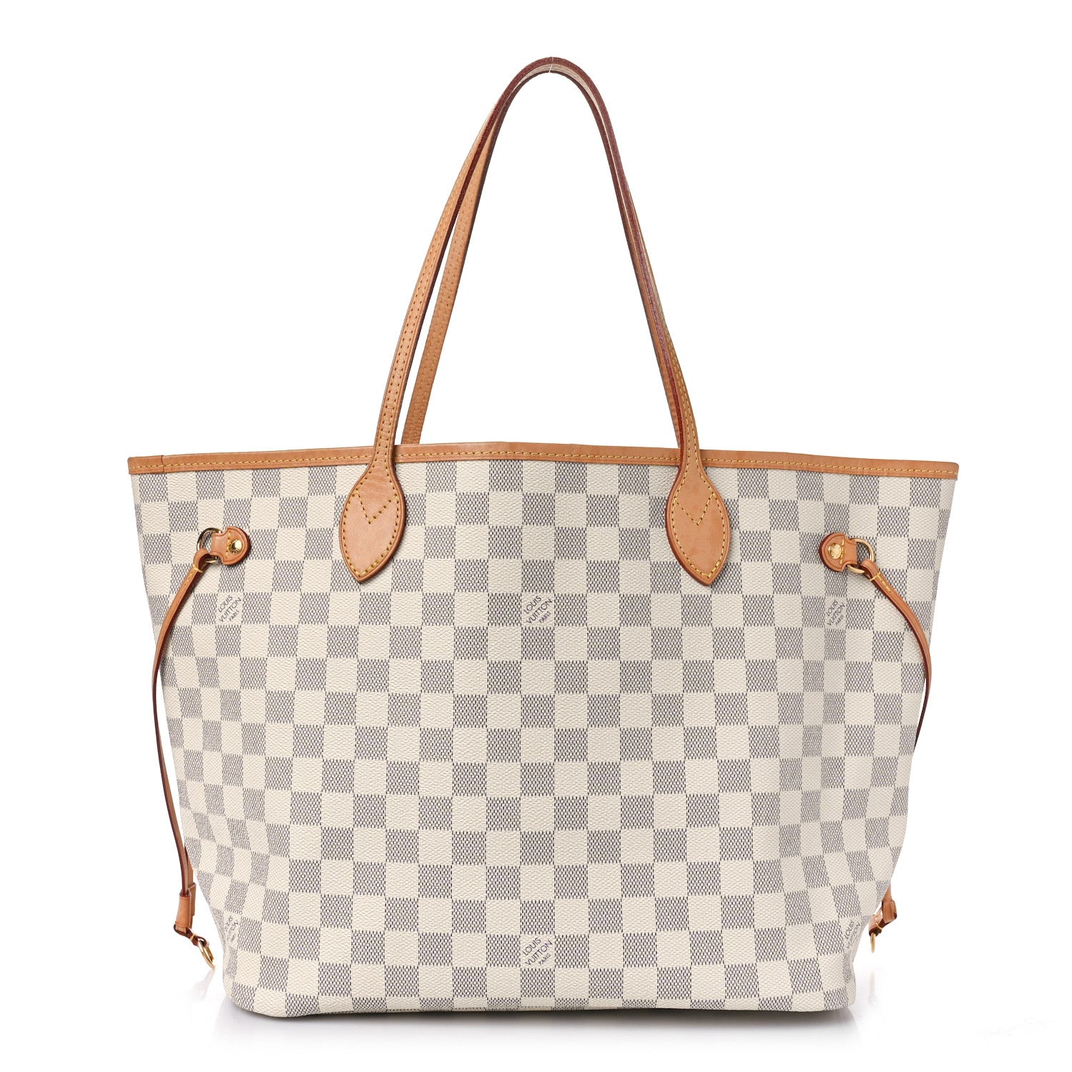 Louis Vuitton Damier Azur Neo Neverfull MM Rose Ballerine 3 of 10