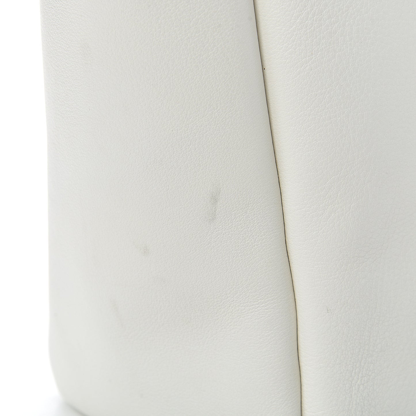 Smooth Calfskin Double Sided Small Everyday Tote Optic White Black