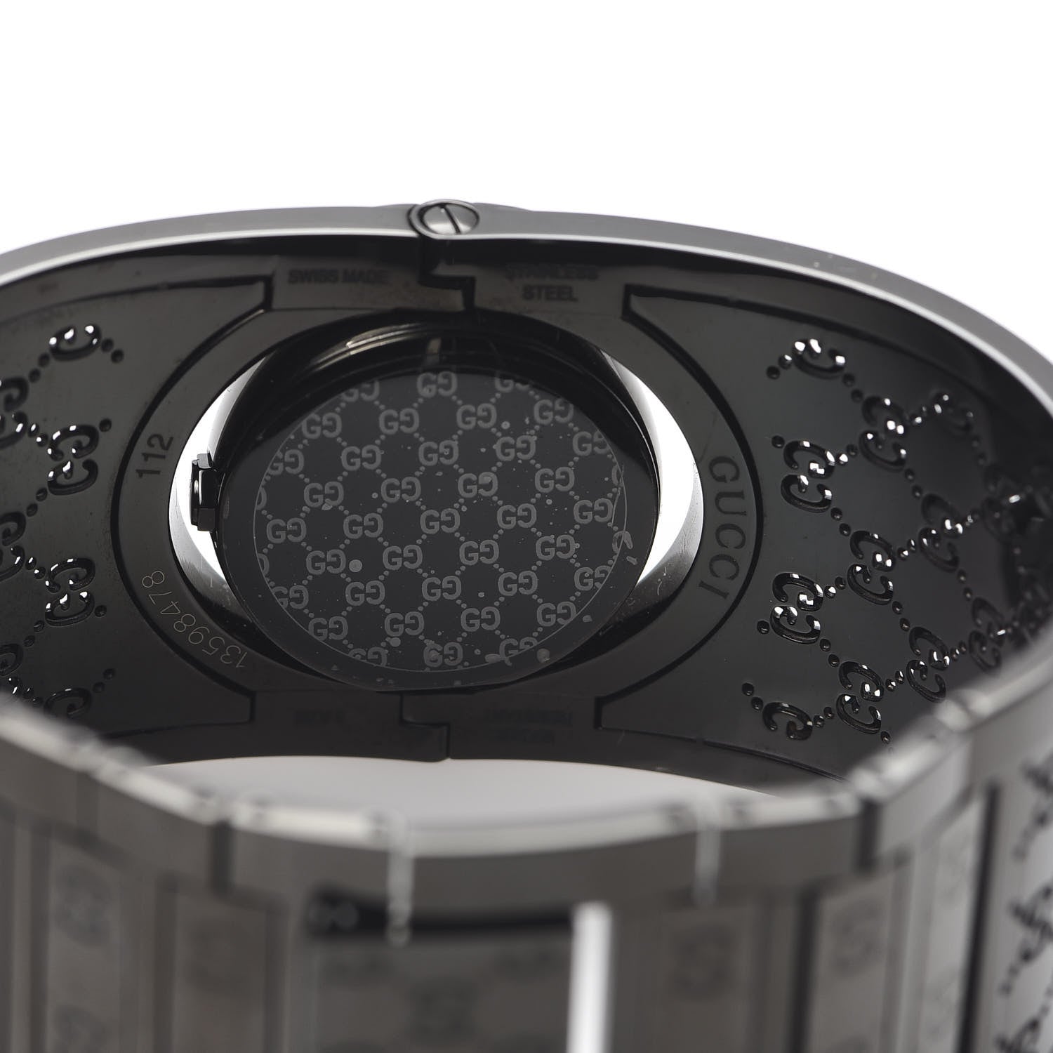 Gucci PVD Stainless Steel 33mm Twirl Quartz Watch Black 6 of 7