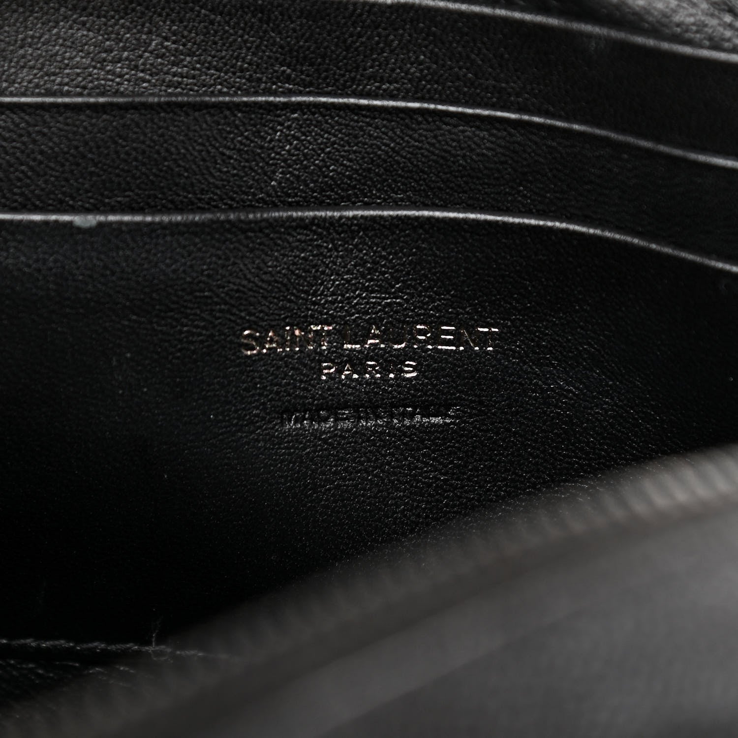 Saint Laurent Grain De Poudre Matelasse Monogram Mini Lou Camera Bag Black 5 of 10