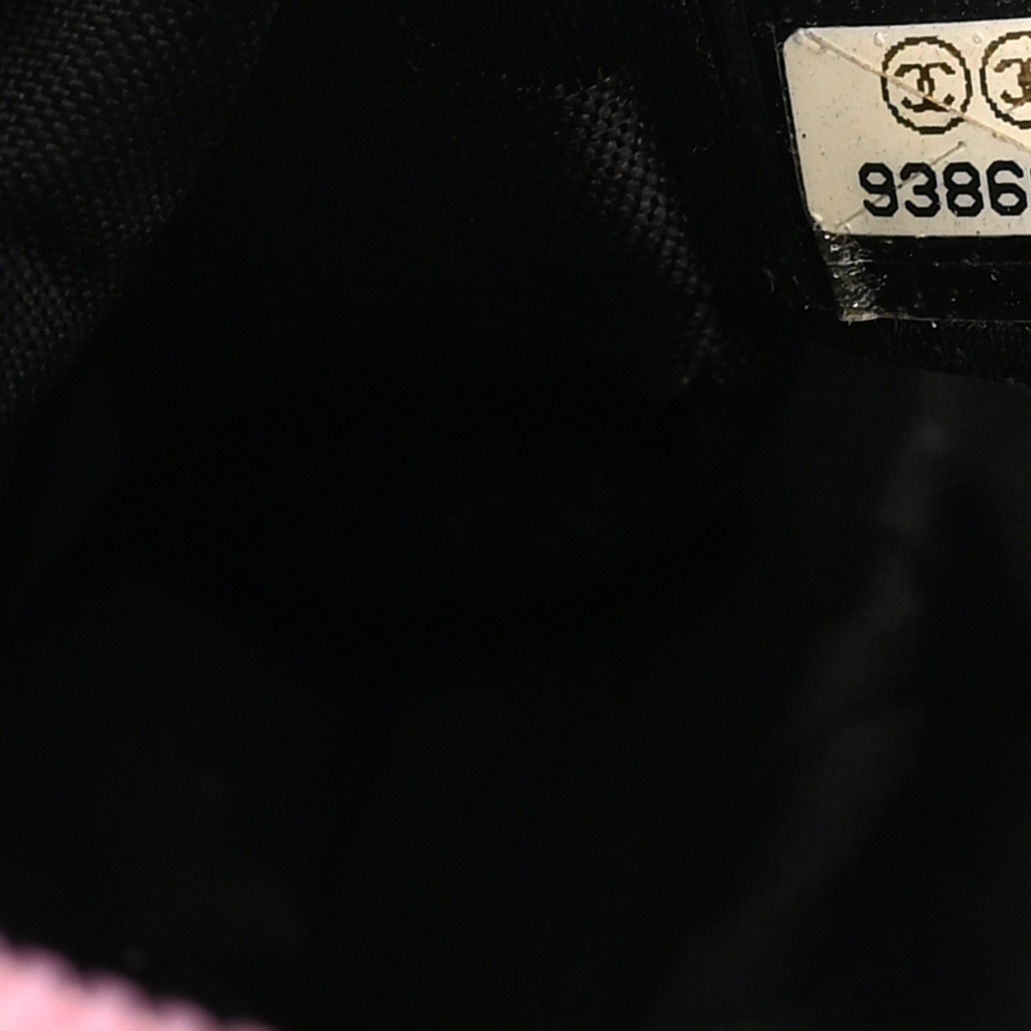 Chanel Calfskin Quilted Cambon Pochette Pink Black 6 of 10
