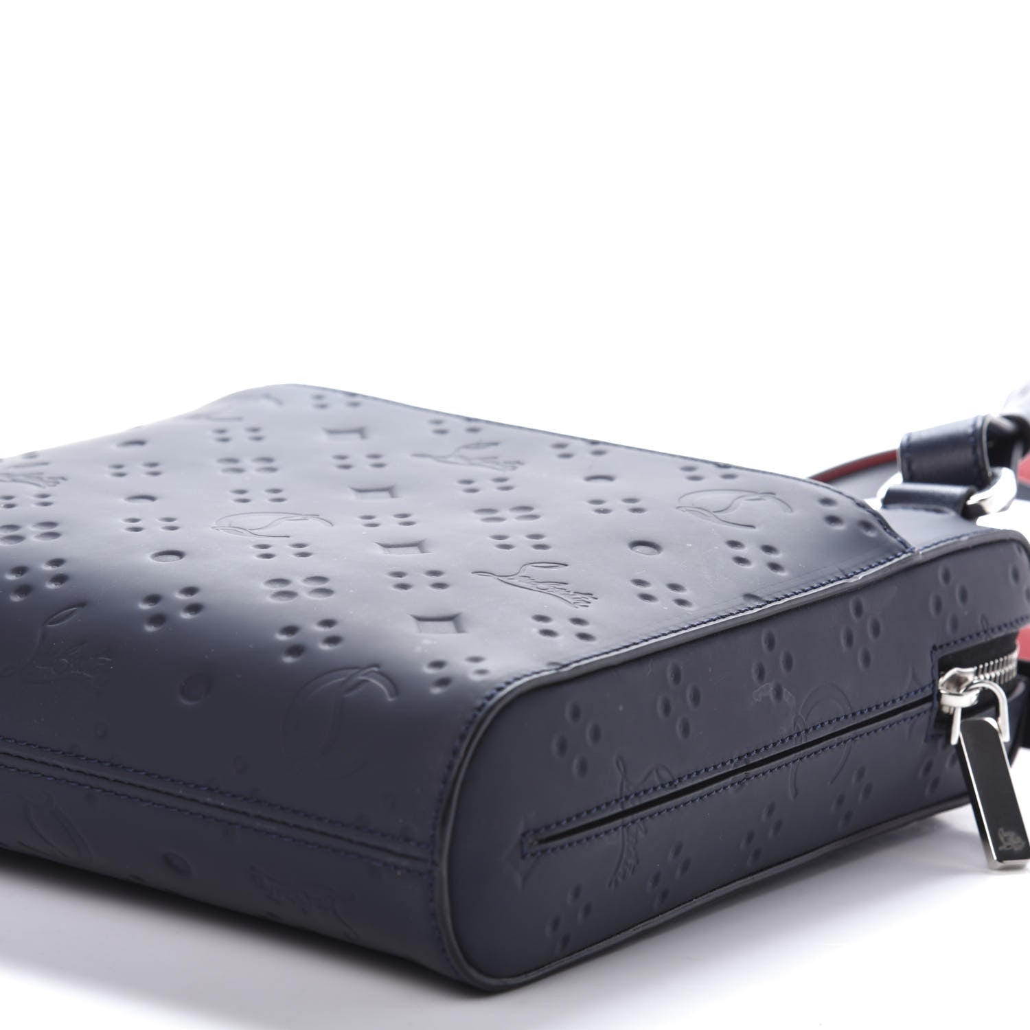 Christian Louboutin Calfskin Bench Medium Reporter Navy 7 of 9