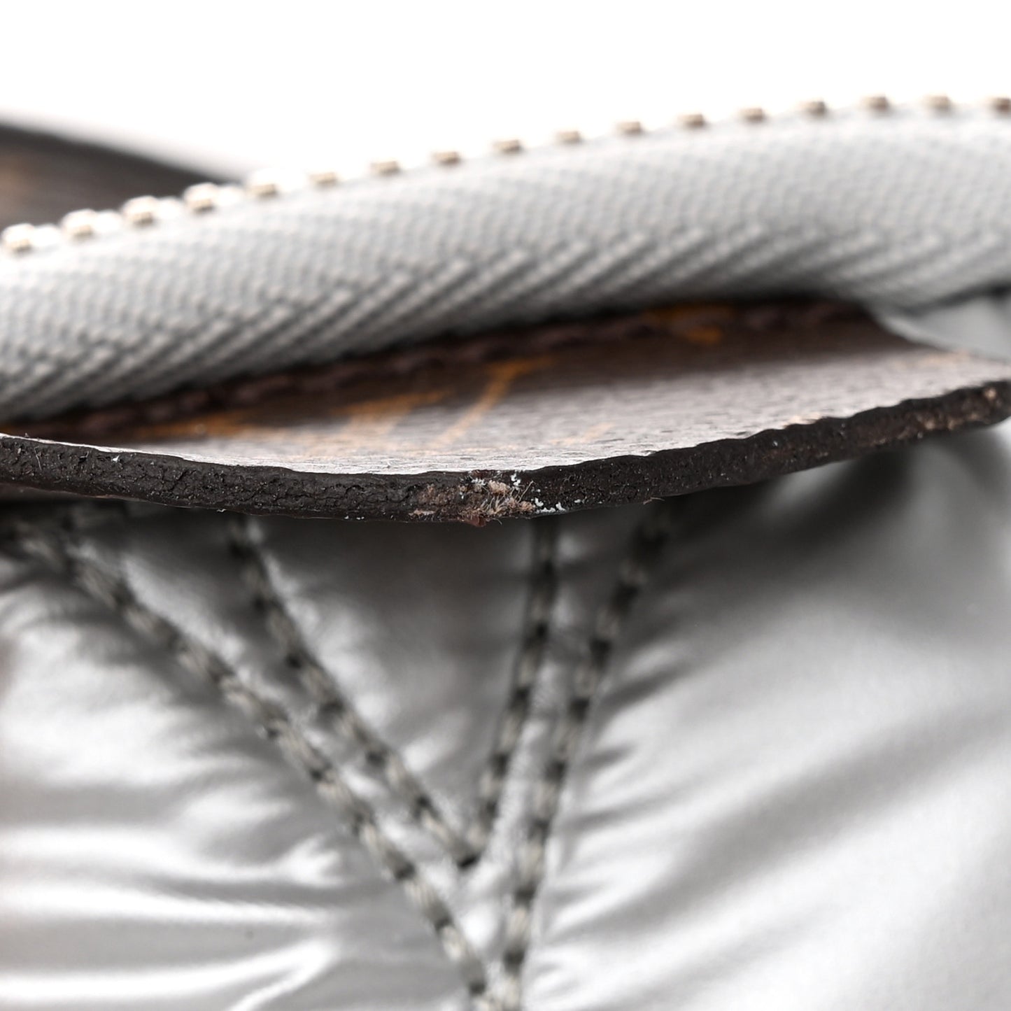 Econyl Monogram Pillow Phone Pouch Silver