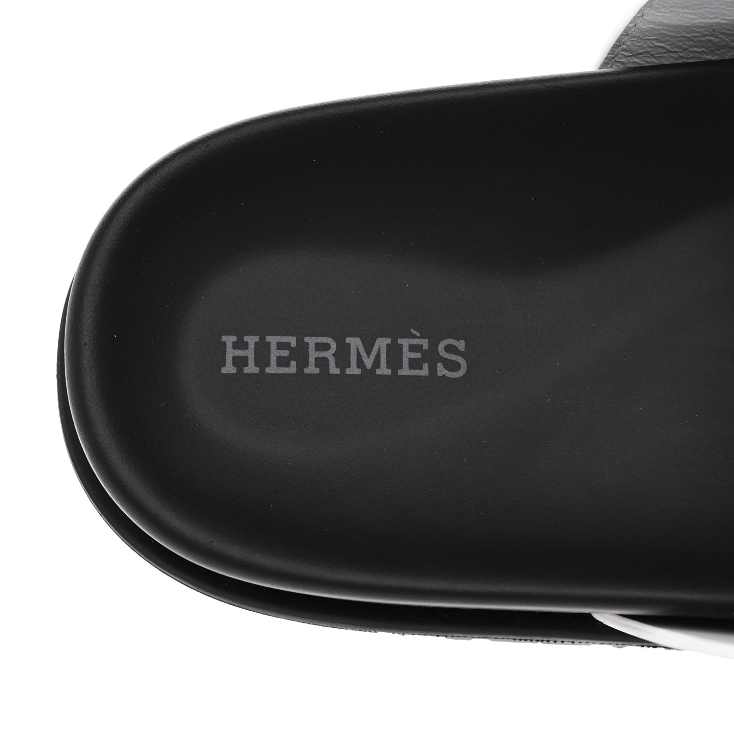 Hermes Calfskin Womens Chypre Sandals 37 White 7 of 9