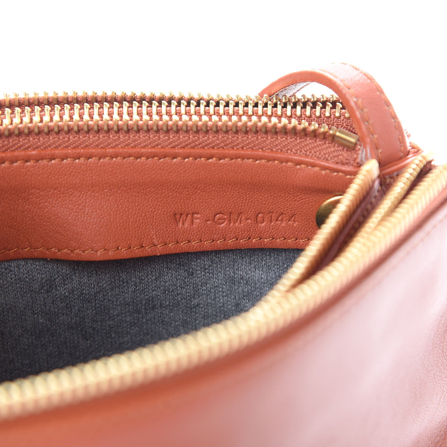 Celine Lambskin Small Trio Crossbody Bag Tan 9 of 16