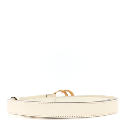 Gucci Calfskin Double G 20mm Belt 80 32 Mystic White 2 of 5