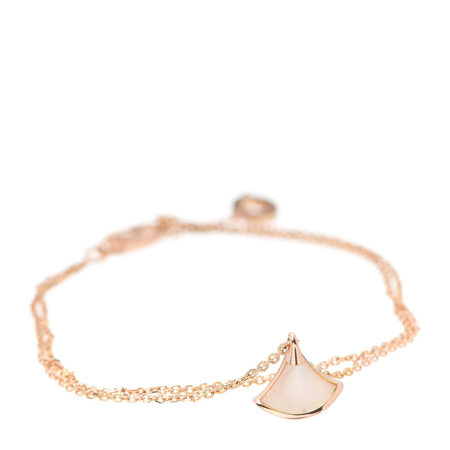 Bulgari 18K Rose Gold Mother of Pearl Divas' Dream Bracelet SM 1 of 8