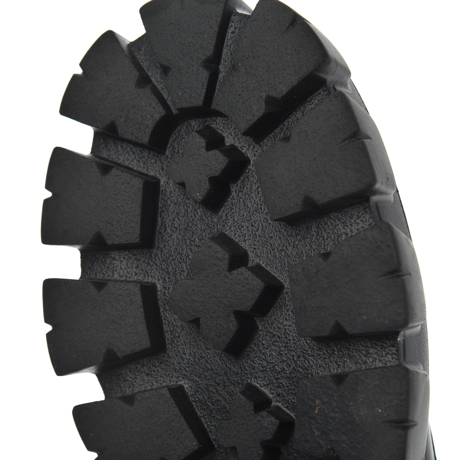 Prada Spazzolato Rois Re-Nylon Metal Triangle Logo Mens Monolith Pouch Pocket 60mm Combat Boots 8.5 Black 9 of 16