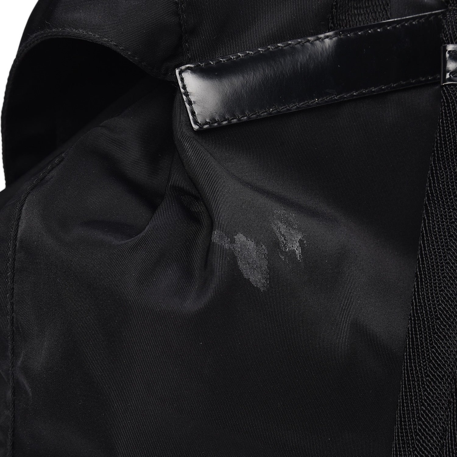 Prada Nylon Vela Medium Backpack Black 8 of 12