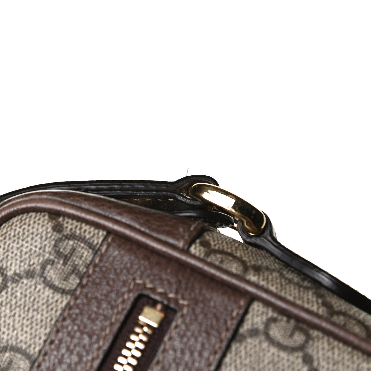 Gucci GG Supreme Monogram Web Mini Ophidia Shoulder Bag Brown 13 of 16