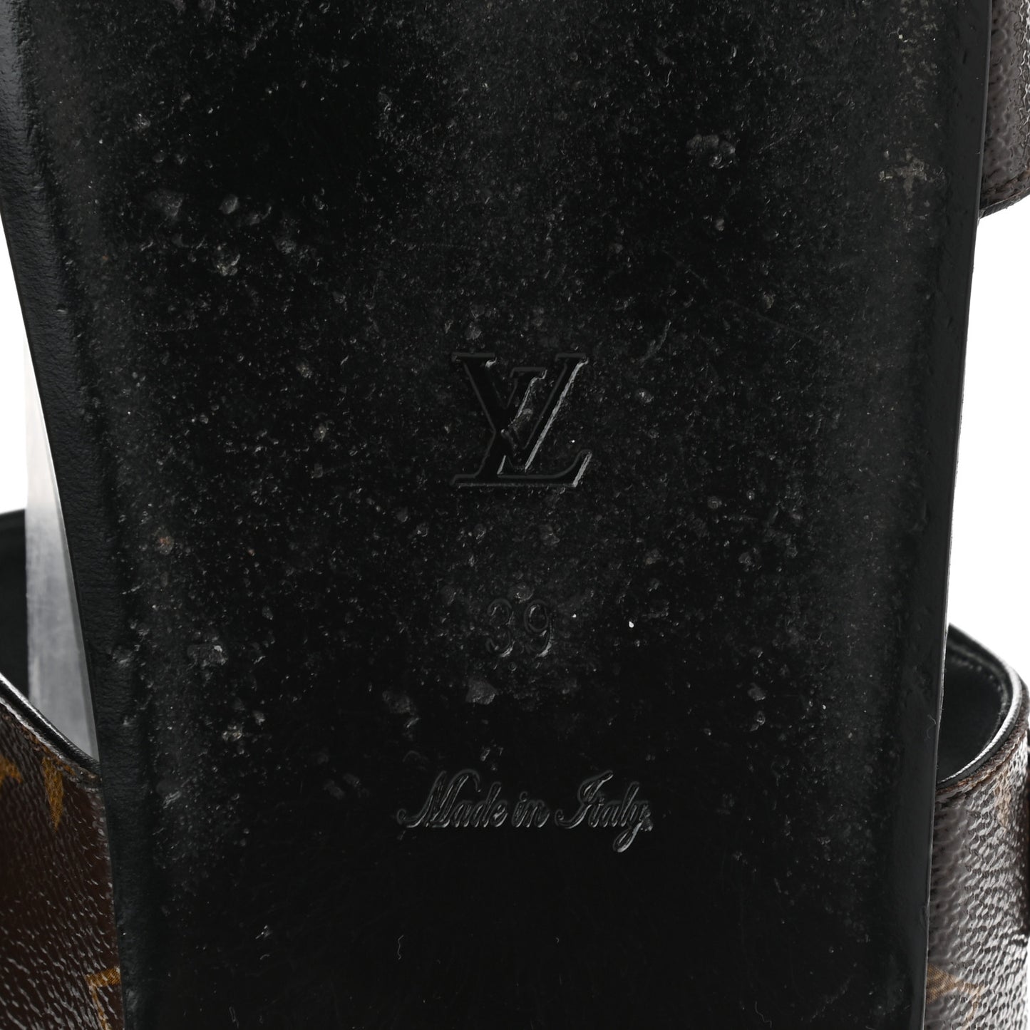 Monogram Bom Dia Mule Sandals 39 Black