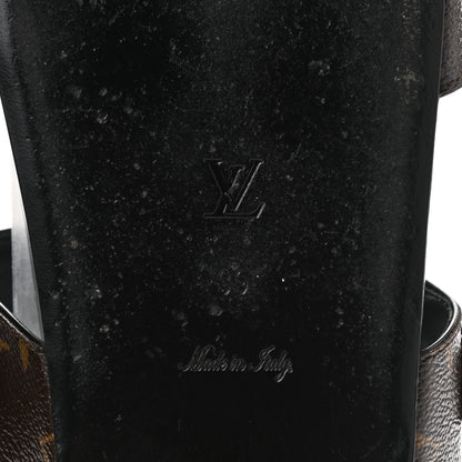 Louis Vuitton Monogram Bom Dia Mule Sandals 39 Black 6 of 8
