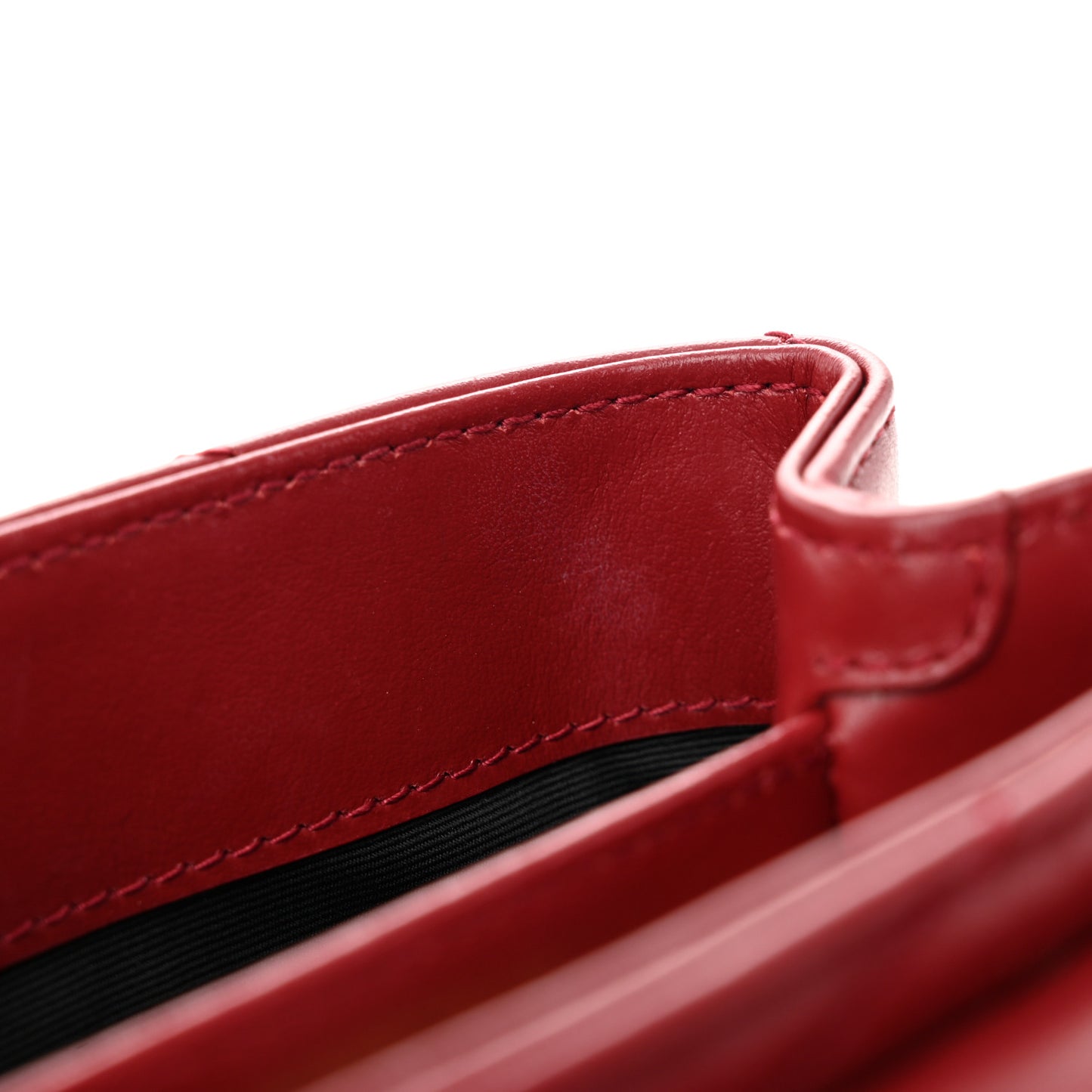 Calfskin Y Quilted Monogram Toy Loulou Crossbody Bag Rouge