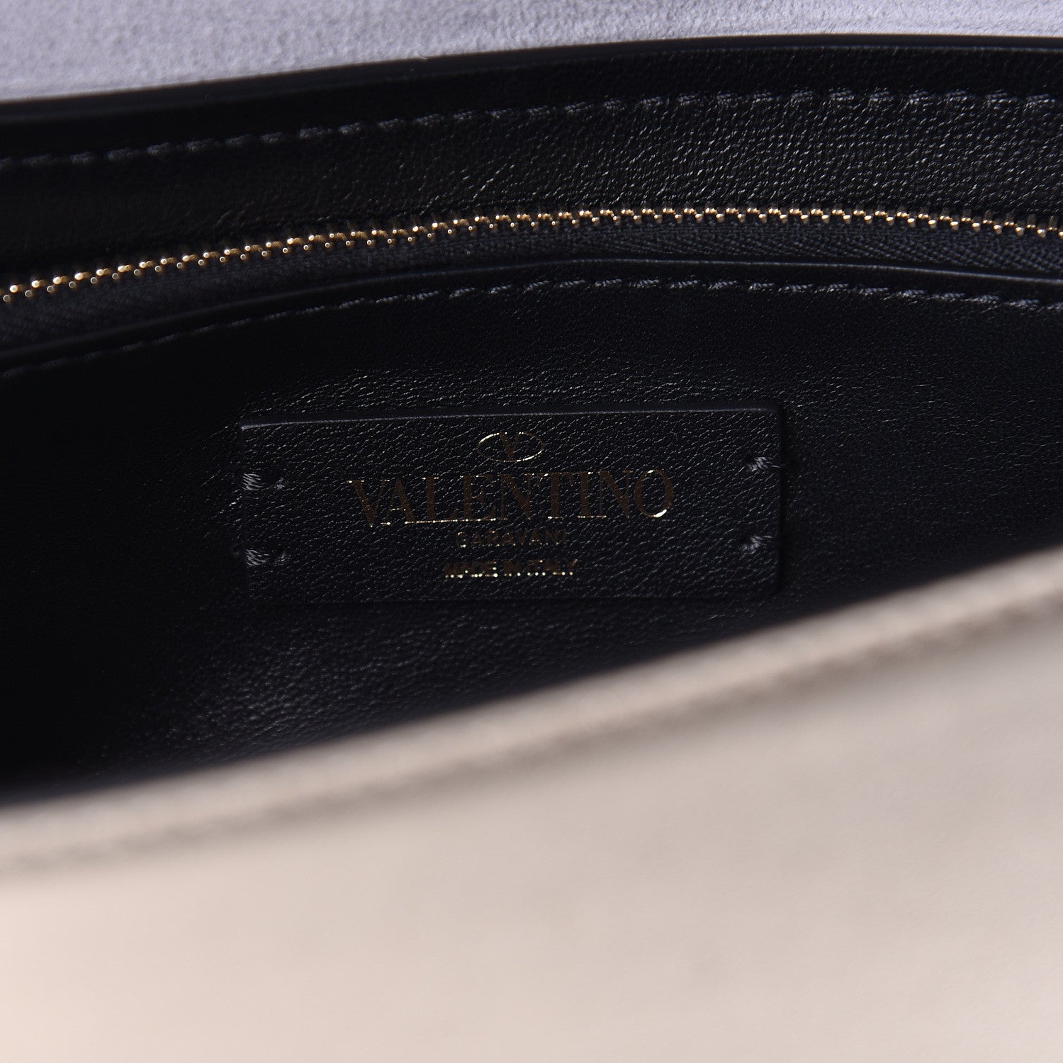 Valentino Garavani Metallic Nappa Small VCase Bag Platinum 8 of 10