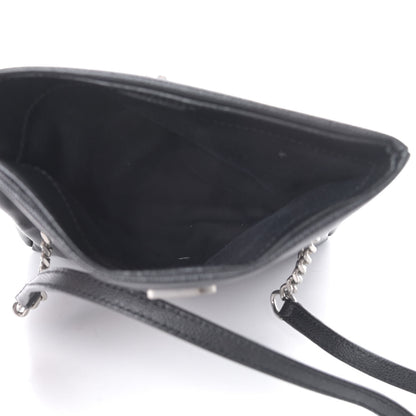 Saint Laurent Grain De Poudre Monogram Toy West Hollywood Fold-Over Bag Black 5 of 10