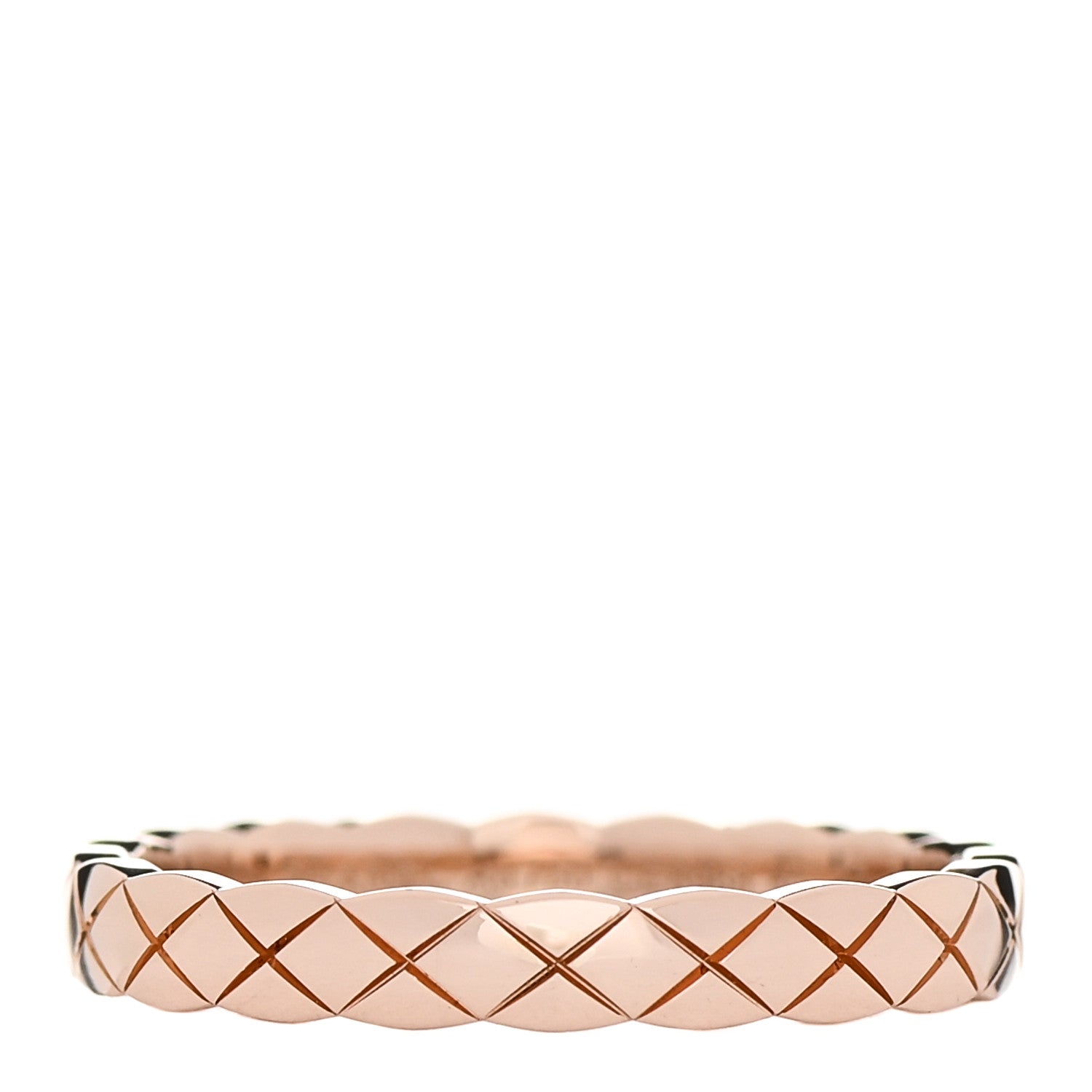 Chanel 18K Beige Gold Mini Coco Crush Ring 60 9 1 of 4