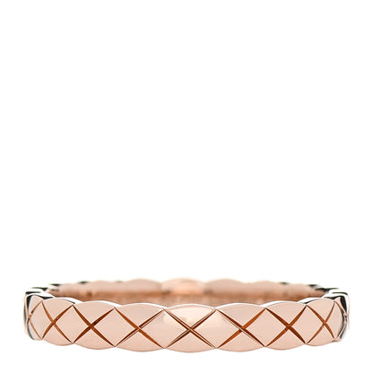 Chanel 18K Beige Gold Mini Coco Crush Ring 60 9 1 of 4