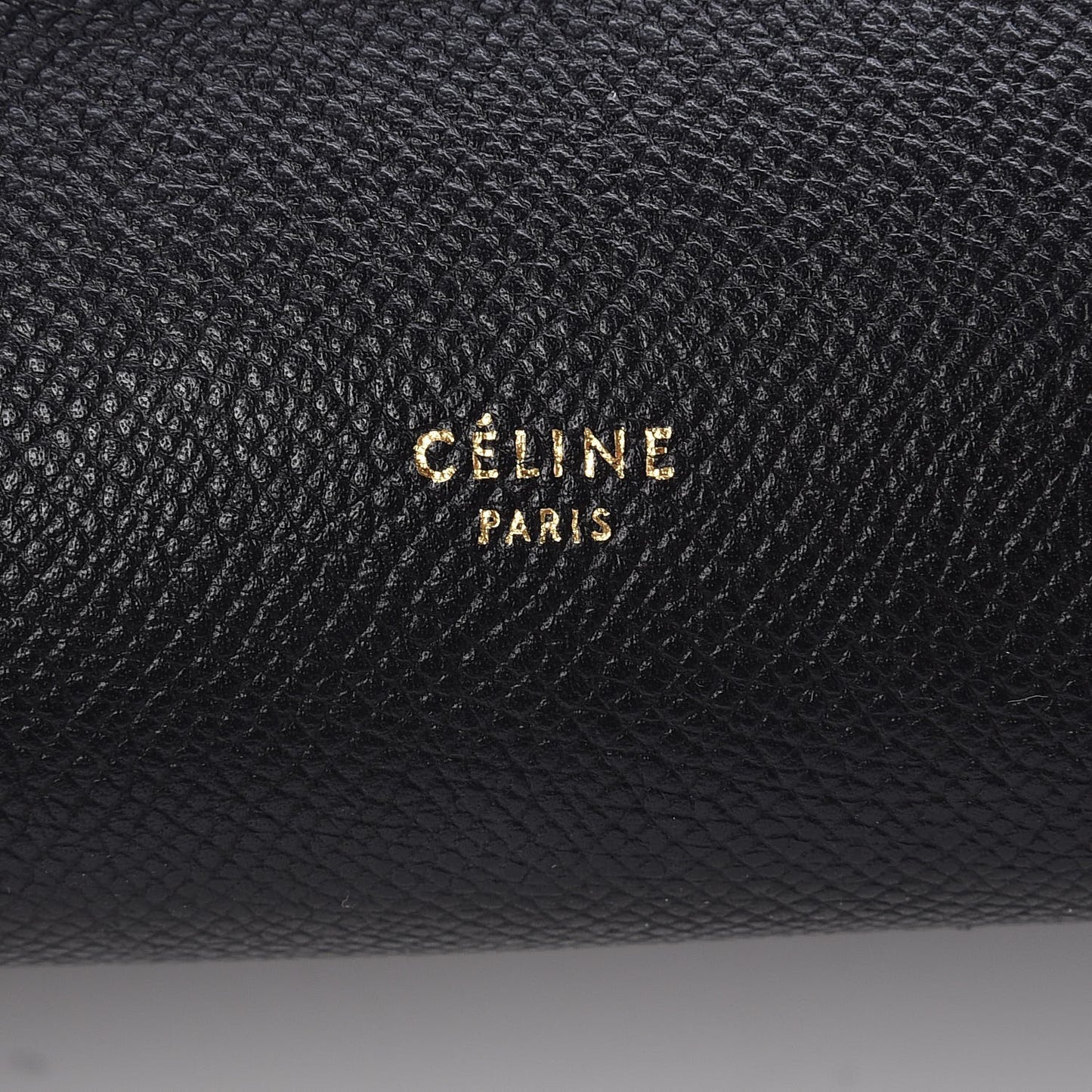 Grained Calfskin Mini Belt Bag Black