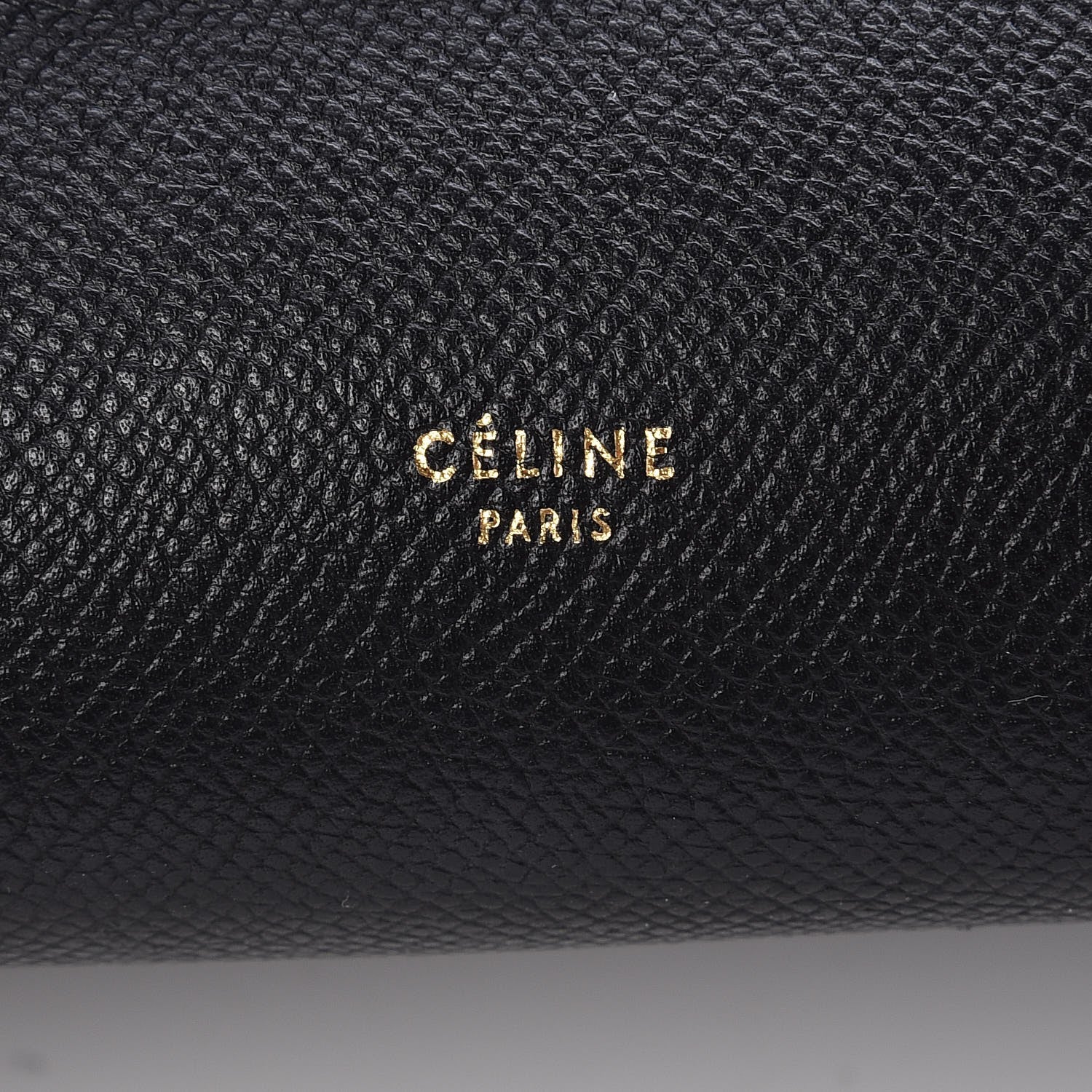 Celine Grained Calfskin Mini Belt Bag Black 7 of 9