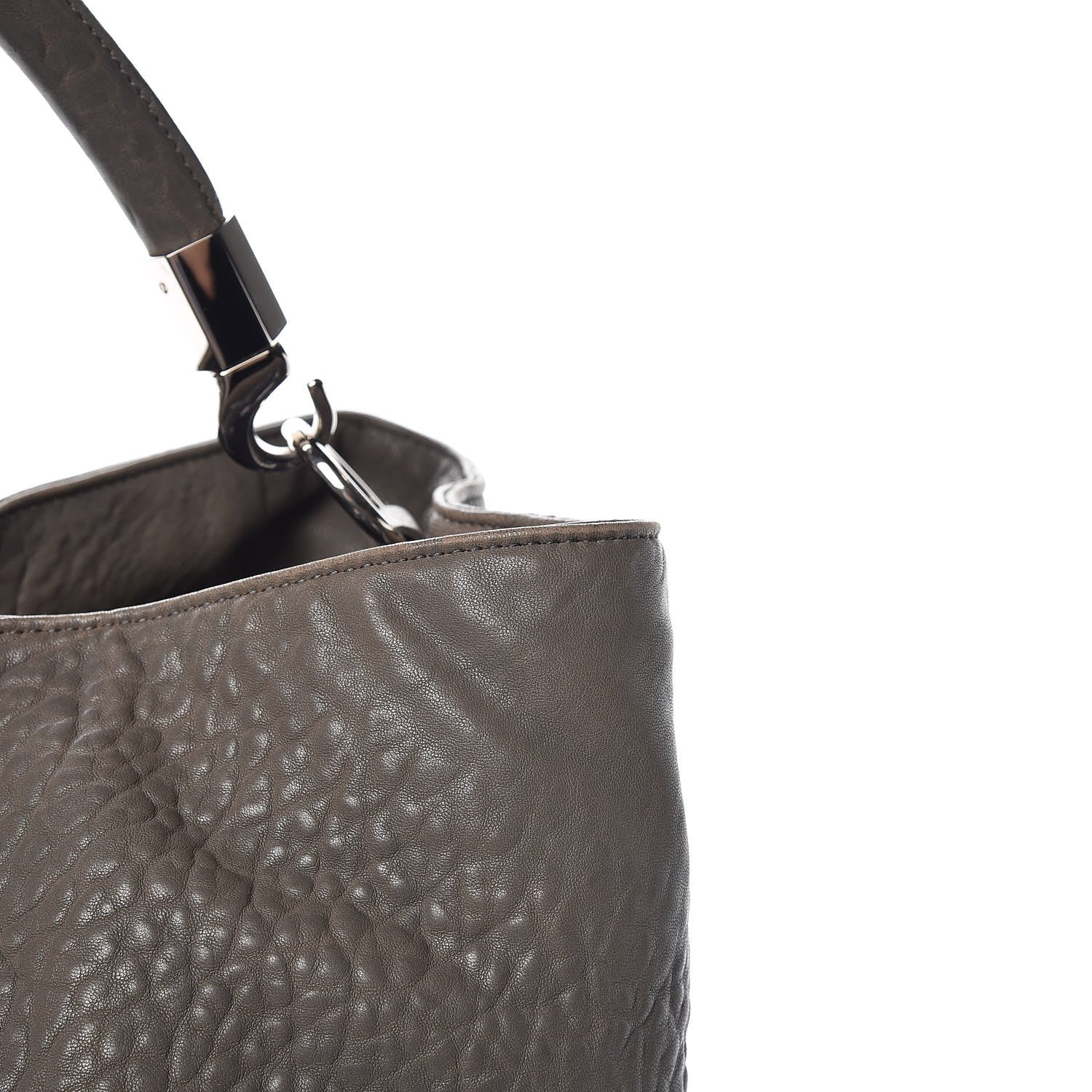 Saint Laurent Sheepskin Large Roady Hobo Grey 14 of 19
