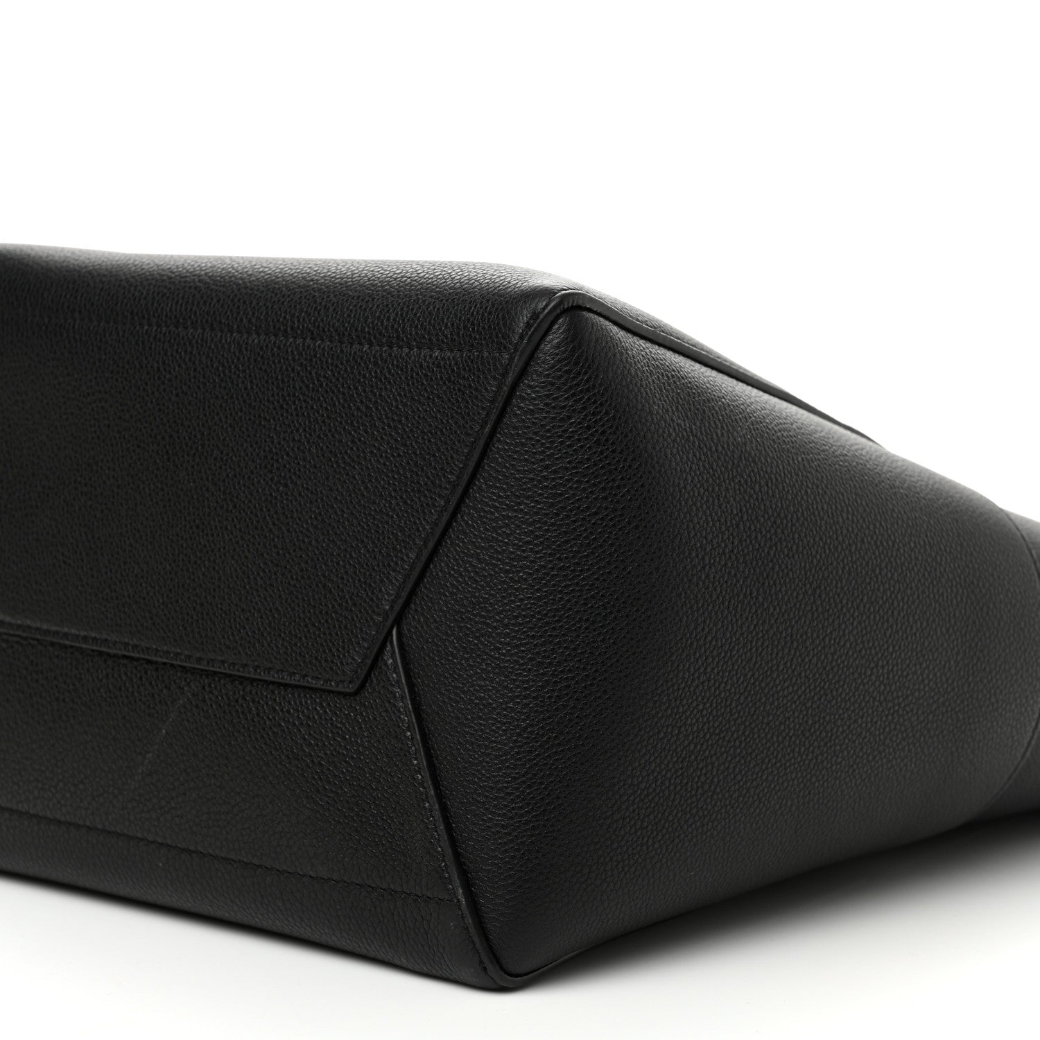 Celine Soft Grained Calfskin Sangle Bucket Bag Black 9 of 9