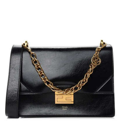 Fendi Agnello Old Shine F is Fendi Kan U Shoulder Bag Black 1 of 9