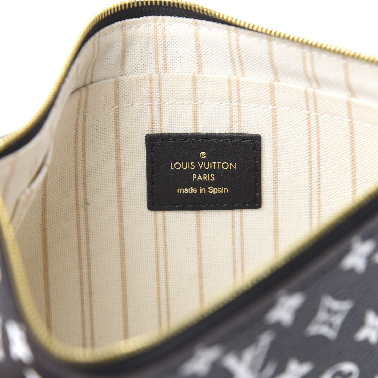 Monogram Giant Jungle Neverfull MM GM Pochette Black