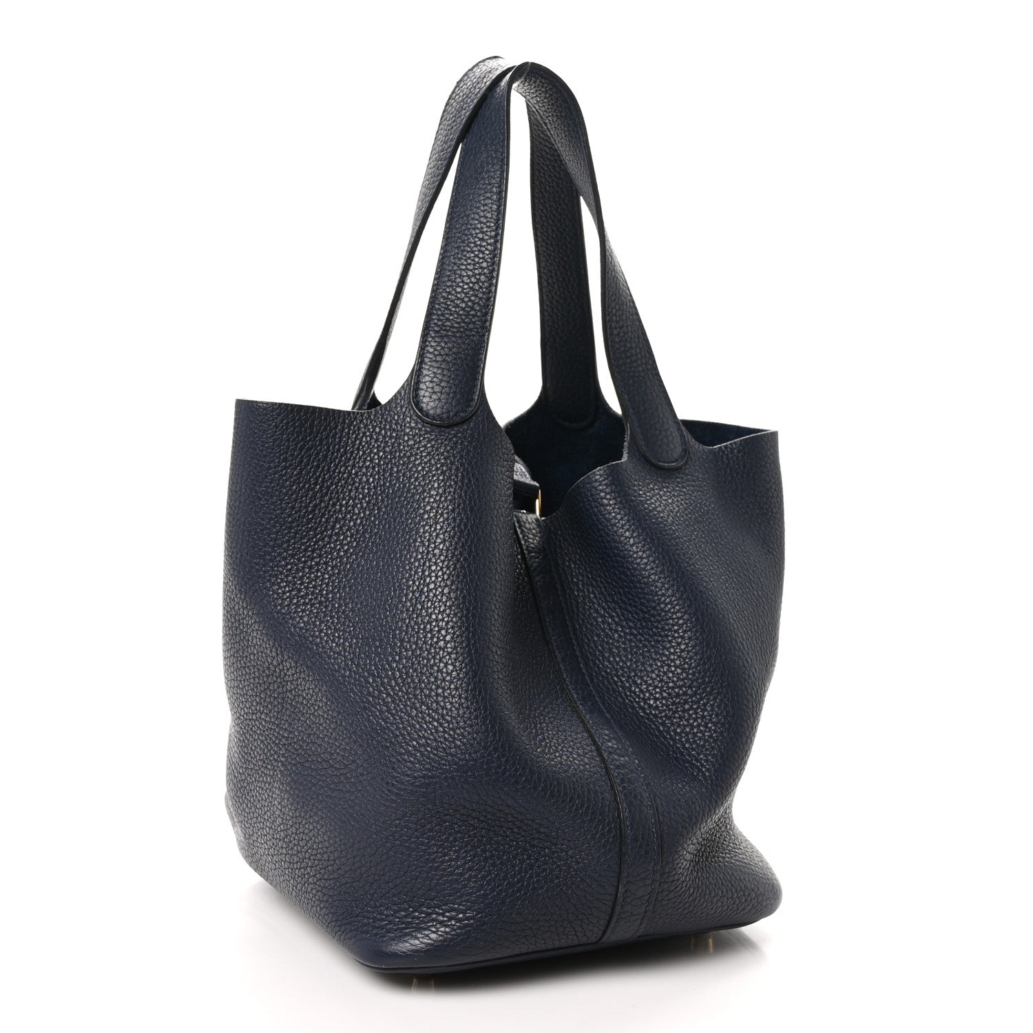 Hermes Taurillon Clemence Picotin Lock 22 MM Bleu Nuit 3 of 12