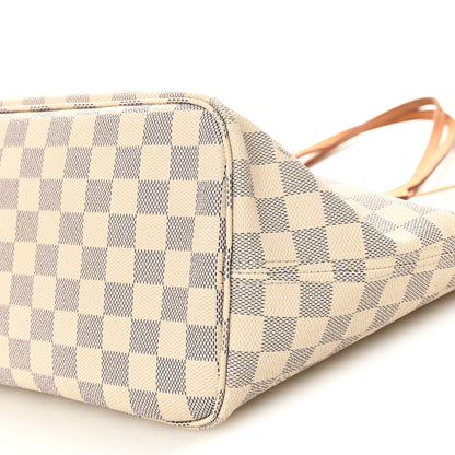 Louis Vuitton Damier Azur Neo Neverfull MM Rose Ballerine 11 of 15