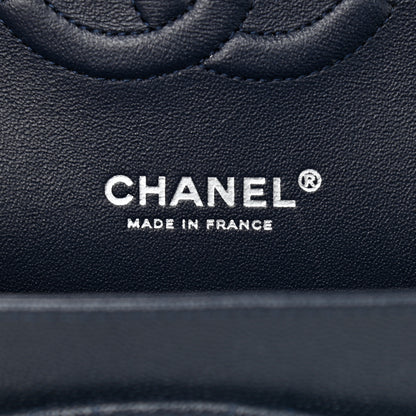 Chanel Caviar Quilted Medium Double Flap Navy 6 of 12