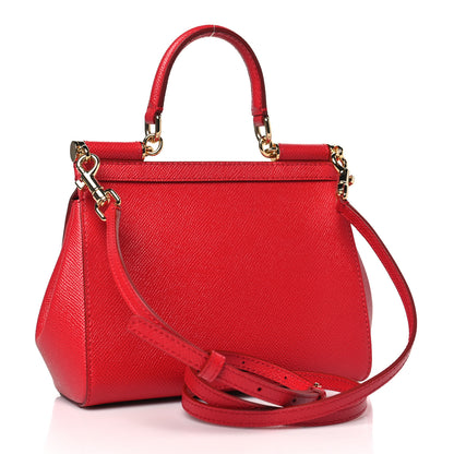 Dolce & Gabbana Dauphine Small Miss Sicily Satchel Red 3 of 10