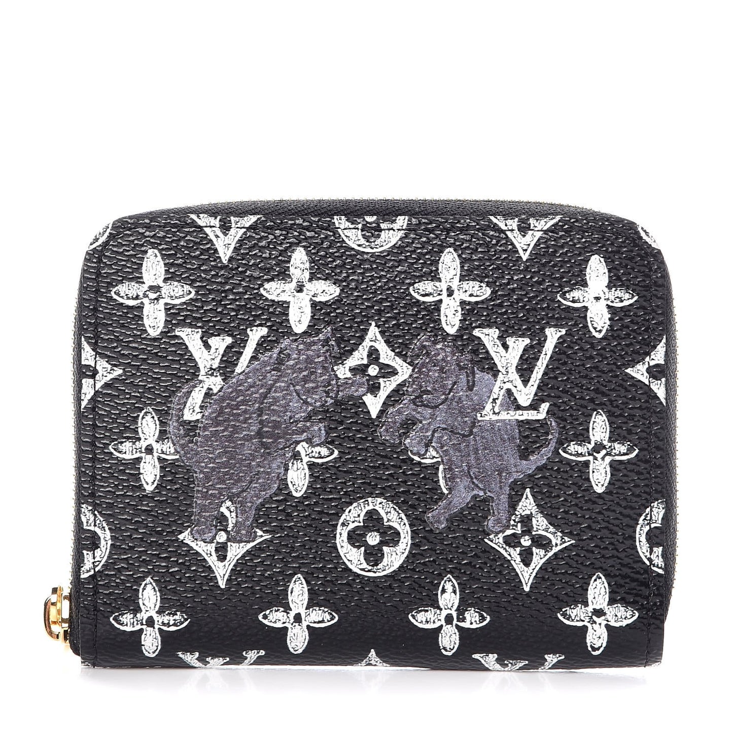 Catogram Zippy Coin Purse Black