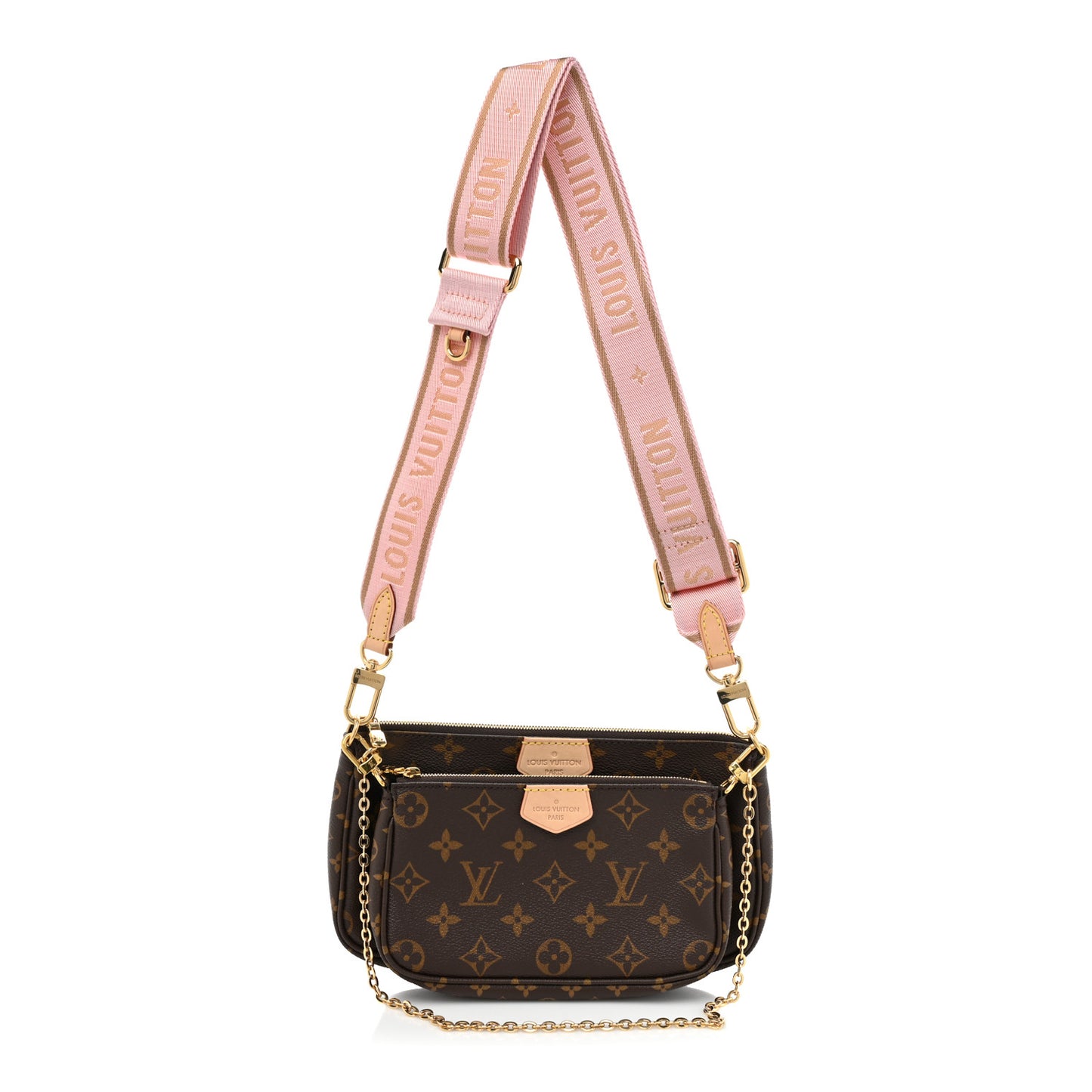 Monogram Multi Pochette Accessories Rose Clair