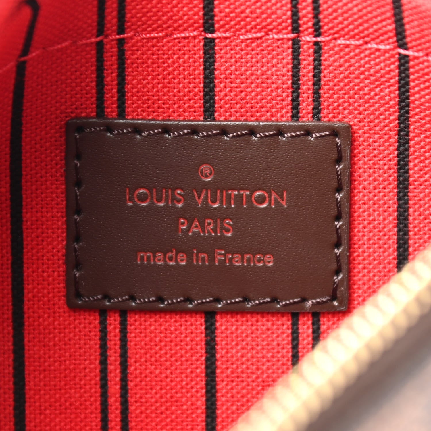 Louis Vuitton Damier Ebene Neverfull PM Pochette 6 of 7