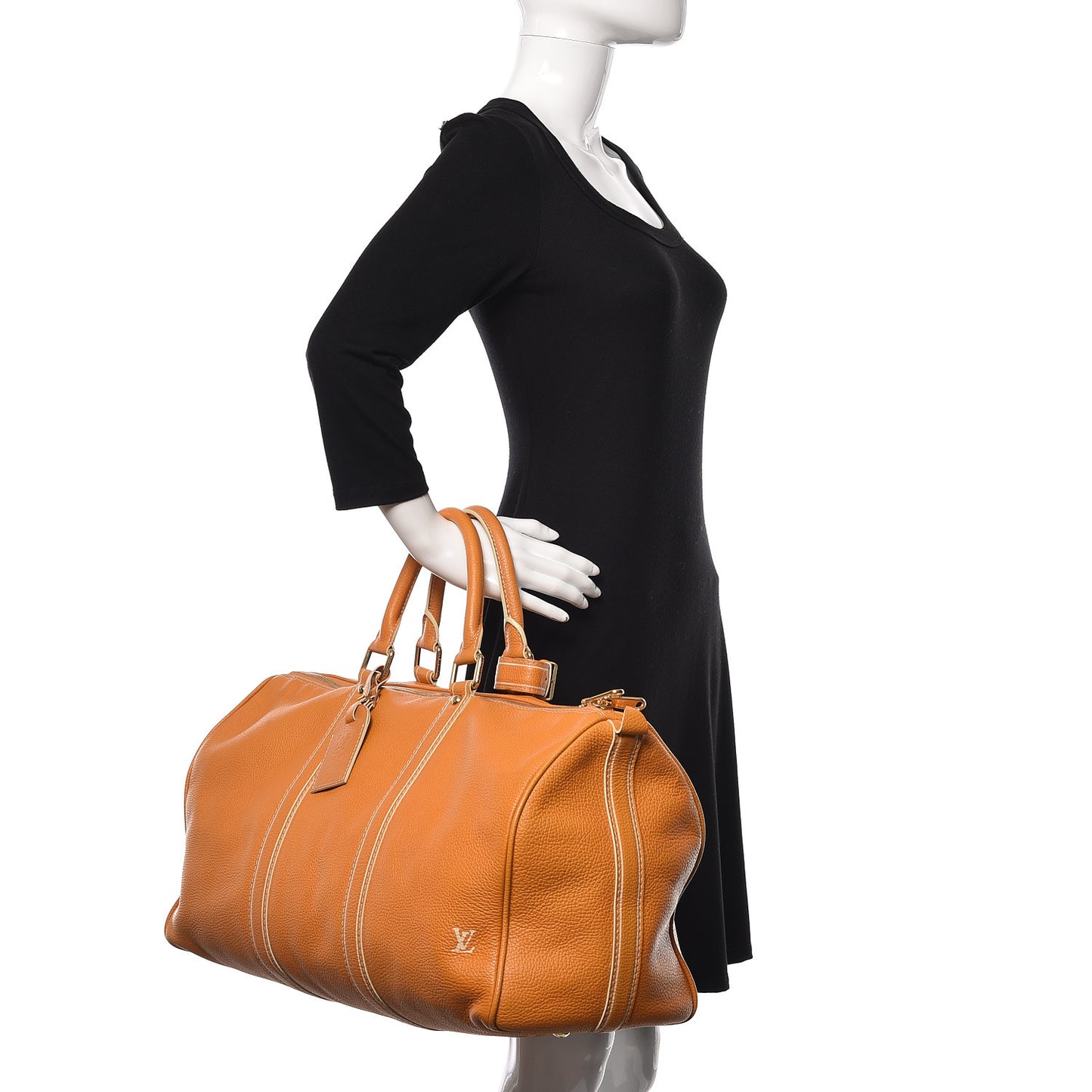 Tobago Calfskin Keepall 50 Yellow