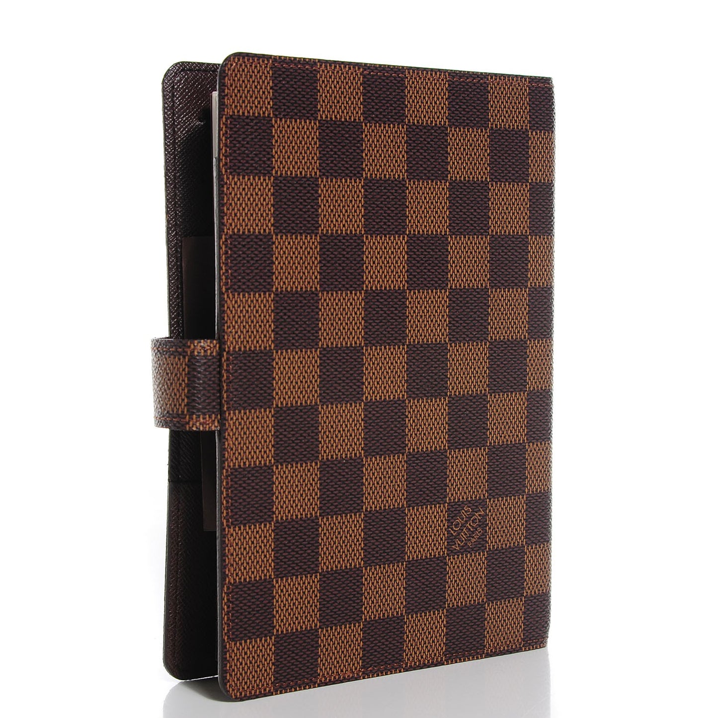 Damier Ebene Medium Ring Agenda Cover